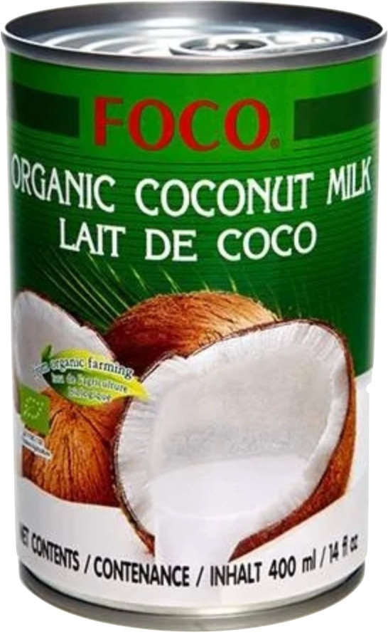 FOCO Organic кокосовое молоко 10-12%, 400 мл #1