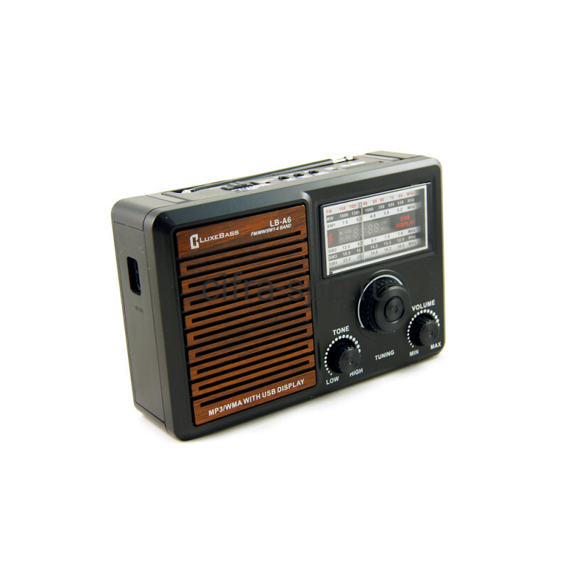 Радиоприёмник Luxe Bass LB-A6 с MP3 и аккумулятором #1