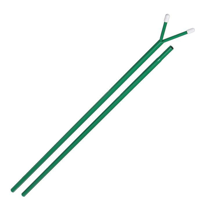Опора для ветвей, h - 160 см, d - 1 см, металл, зелёная #1