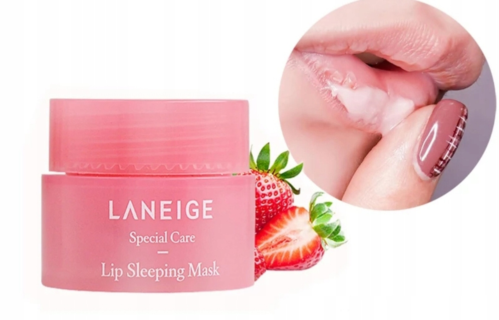 Ночная маска для губ ягоды - Lip Sleeping Mask Berry, мини формат для путешествий, бальзам ягодный микс #1