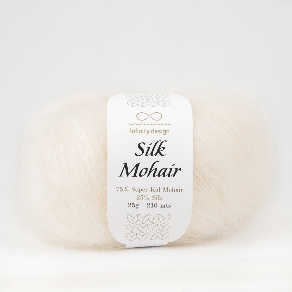 Пряжа для вязания Infinity Design Silk Mohair (1012 Nature) 8 мотков #1