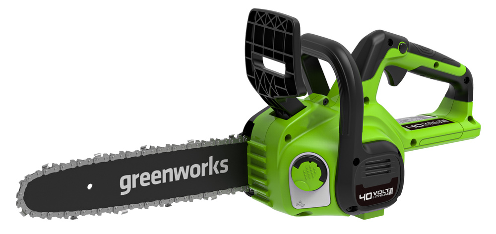 Цепная пила аккумуляторная GREENWORKS G40CS30II, 40V, 30 см, с 1 АКБ 4АЧ и ЗУ  #1