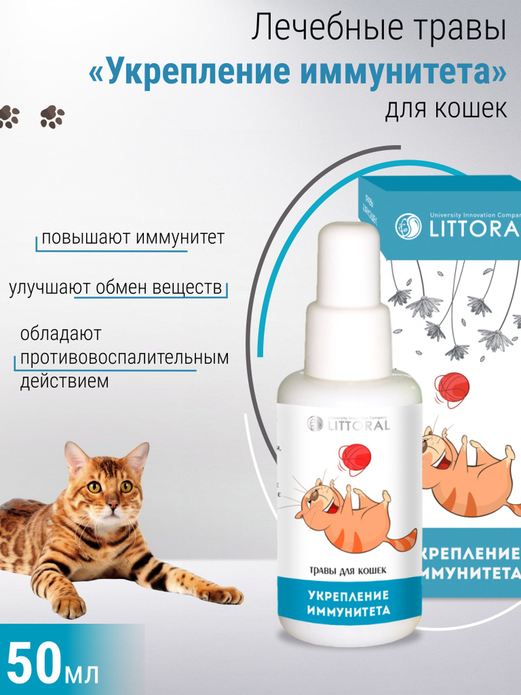Витамины для поднятия иммунитета кошек в каплях / Жидкий препарат на ...