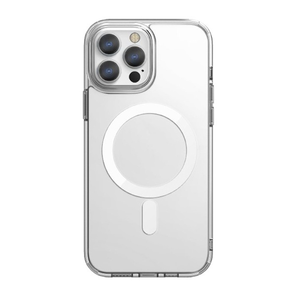 Накладка прозрачная MagSafe для iPhone 13 Pro с магнитом / Противоударный чехол / Беспроводная зарядка #1
