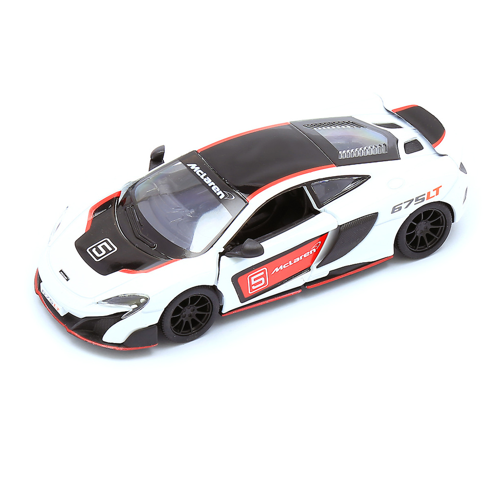 Модель машины KINSMART McLaren 675LT w/printing инерция 1:36 - купить с  доставкой по выгодным ценам в интернет-магазине OZON (551274100)