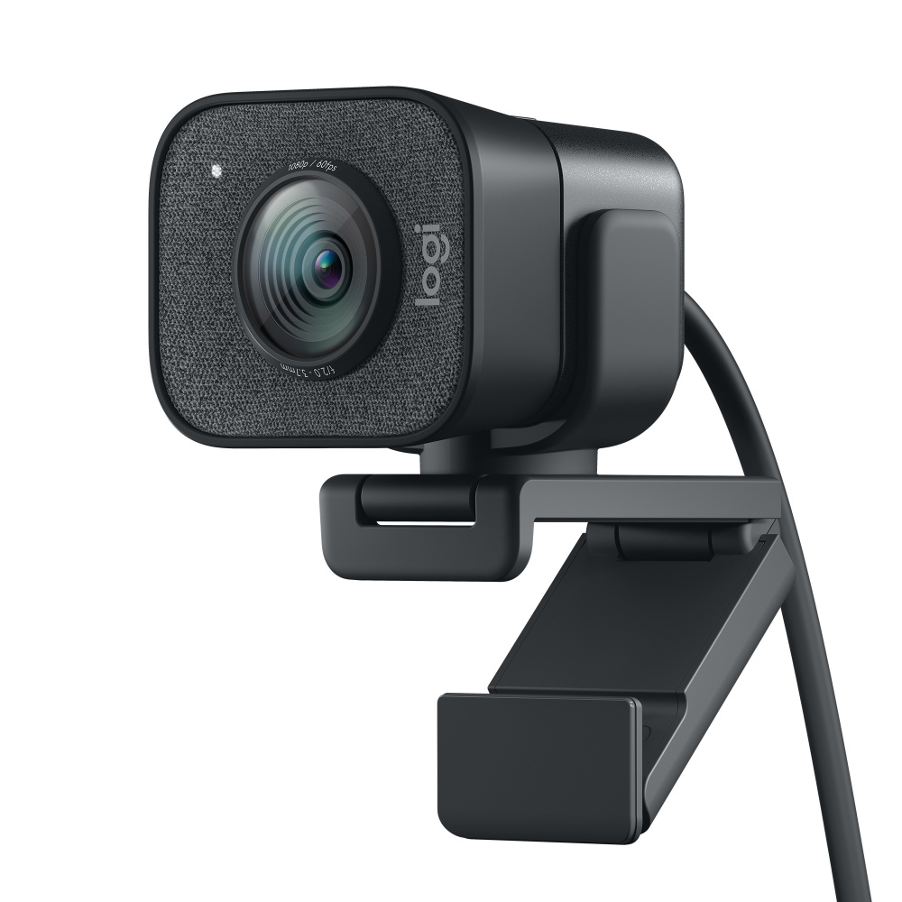 Веб-камера с микрофоном LOGITECH StreamCam Full HD 1080p, серый #1