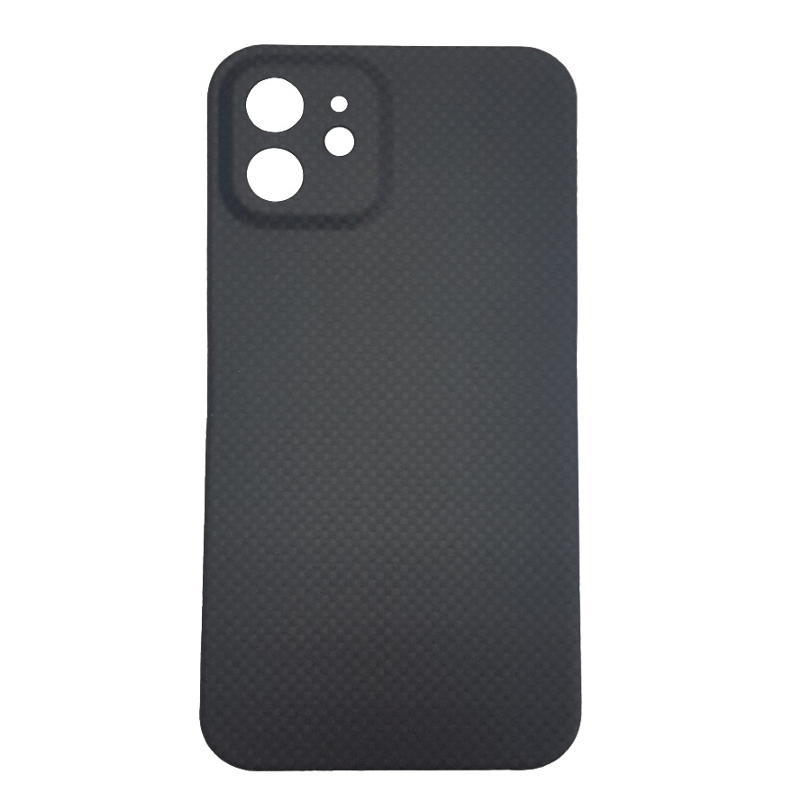 Кевларовый чехол DiXiS Carbon Case для Apple iPhone 12 600D (B12 600D-CM)  матовый черный - купить с доставкой по выгодным ценам в интернет-магазине  OZON (641679881)