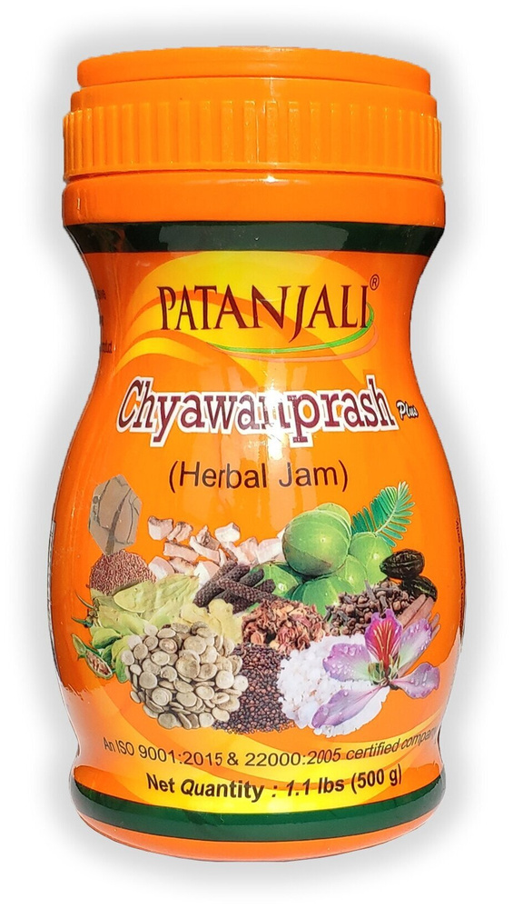 Patanjali Chyawanprash Plus  / Чаванпраш Плюс Патанджали 500 г #1