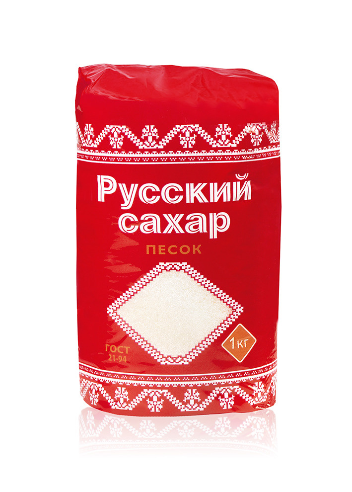 10шт. x 1кг. Русский сахар сахарный песок, 1 кг - купить с доставкой по ...
