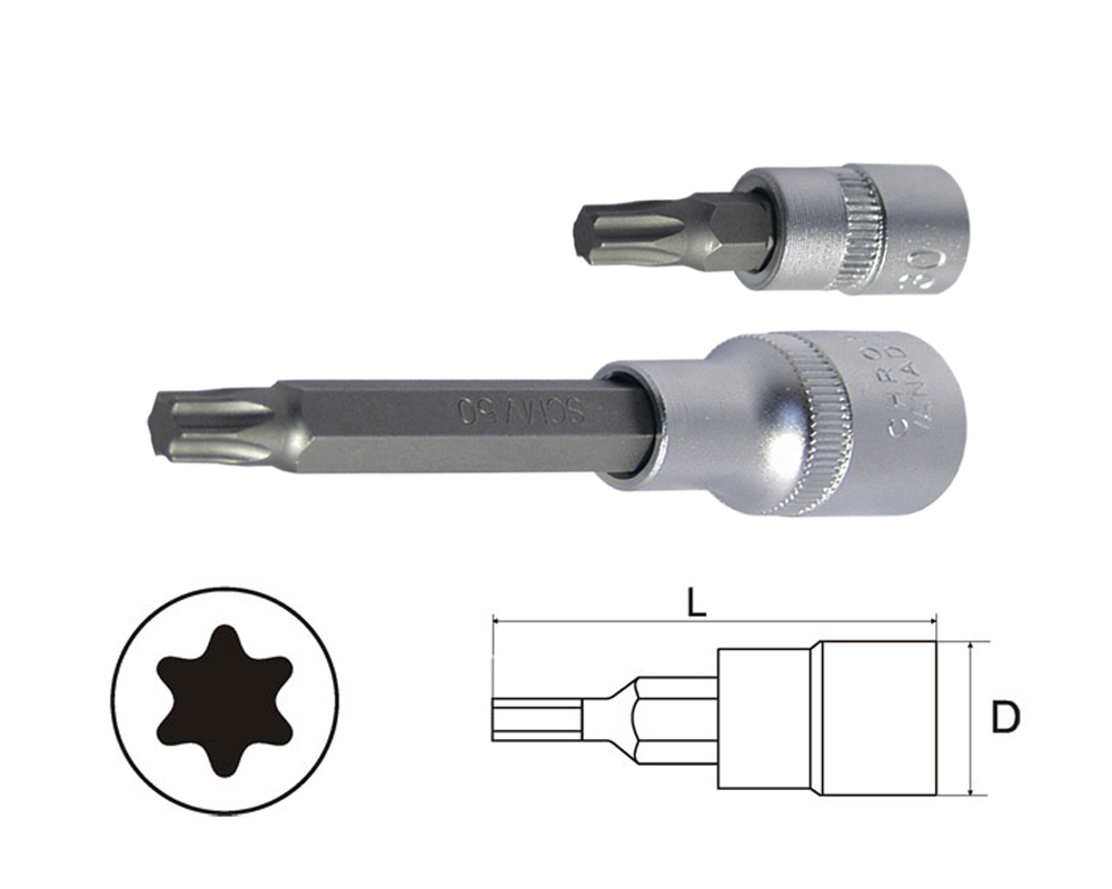 Головка-бита TORX T20 1/4" aist #1