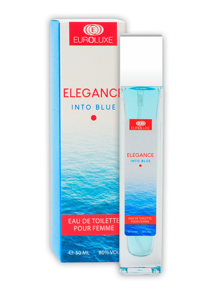 Euroluxe/Туалетная вода женская Elegance Into Blue, 50 мл/Парфюм женский, парфюм,женский, духи, туалетная #1