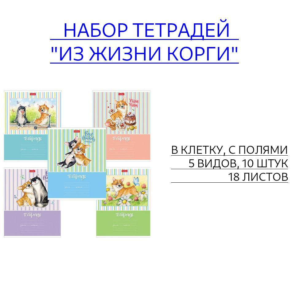 Набор тетрадей Мировые тетради A5 (14.8 × 21 см), 10 шт., листов: 18 -  купить с доставкой по выгодным ценам в интернет-магазине OZON (611055637)