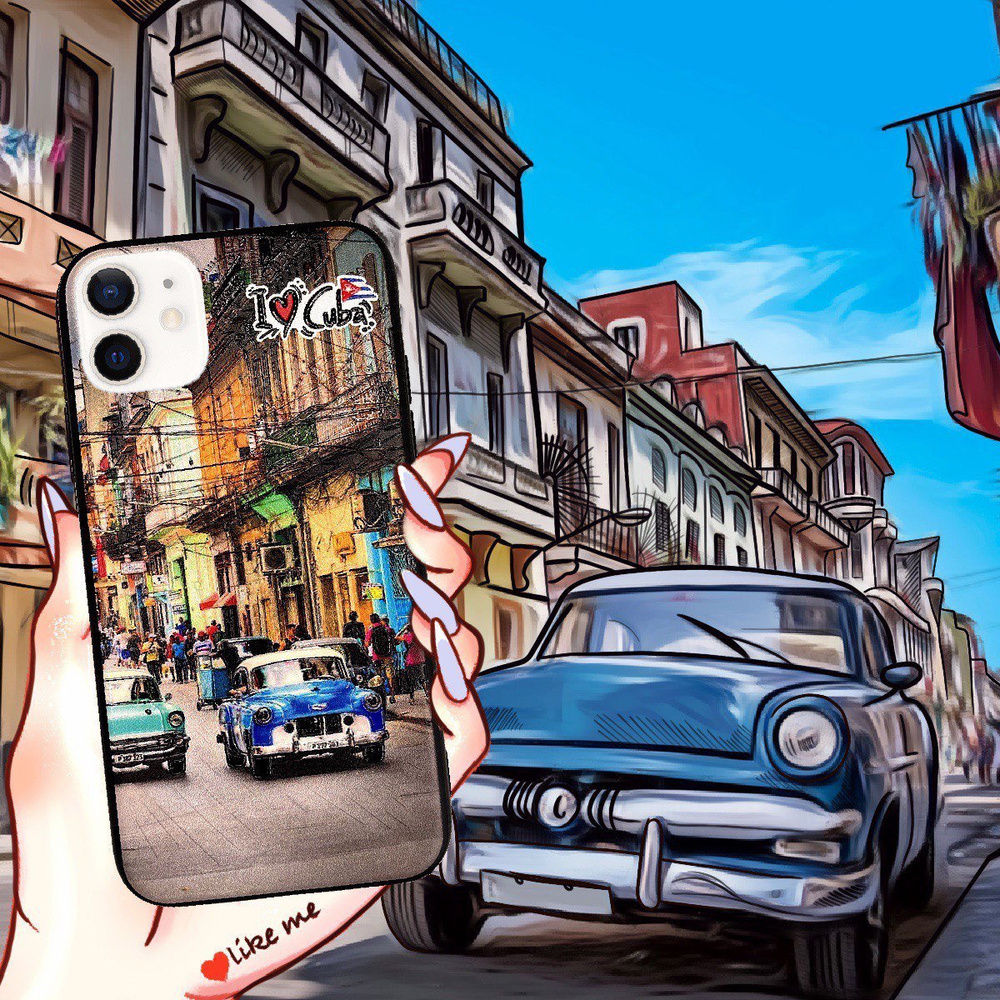 Чехол для смартфона iPhone 11 с 3D изображениями/CUBA09/Коллекция  КУБА/Улица Havana - купить с доставкой по выгодным ценам в  интернет-магазине OZON (615471967)