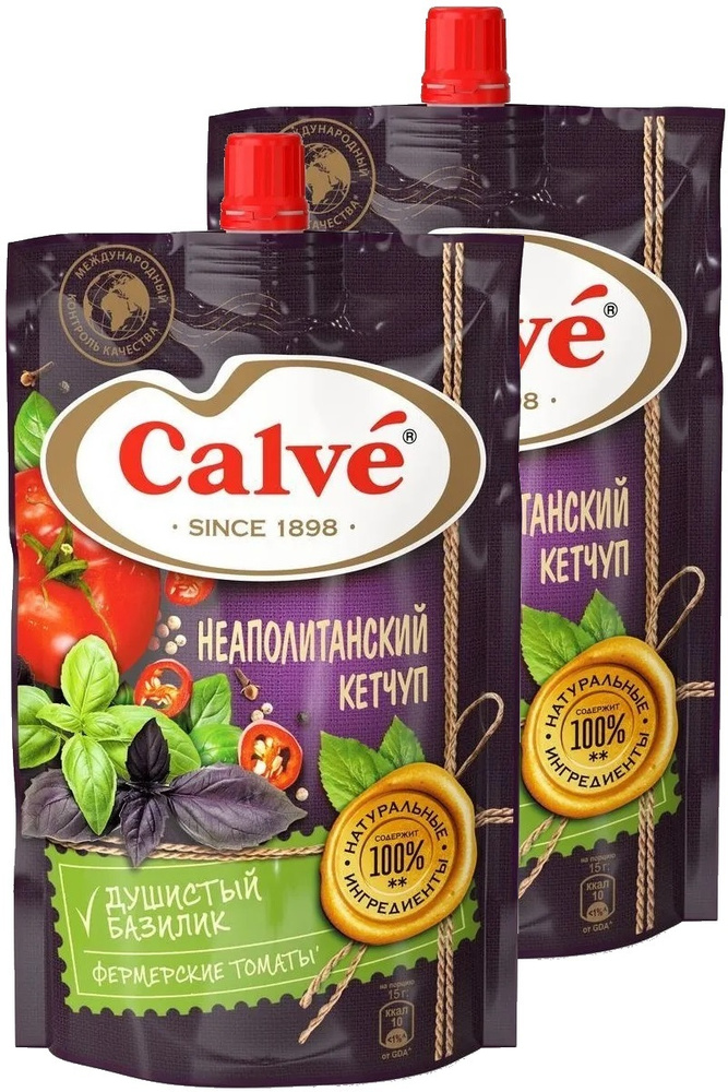 Кетчуп Calve Неаполитанский, 2 шт. по 350 г #1