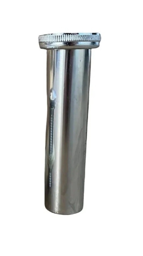 Трубка для сифона/выпуска с гайкой и уплотнением 1 1/4"x120мм AYVA хром  #1