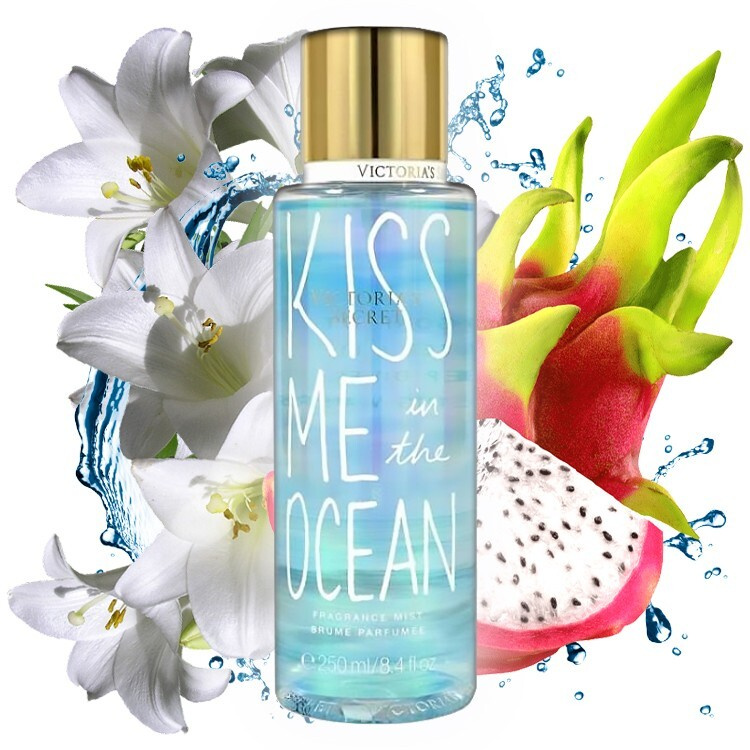 Parfum Victoria Secret Body Mist Ocean Fragrance Mist Party Kiss
