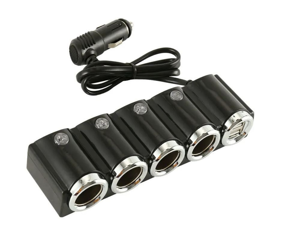 Автомобильный разветвитель прикуривателя OLESSON / переходник для ...