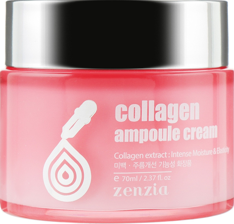 Jigott Крем для лица с коллагеном Zenzia Collagen Ampoule Cream, 70 мл #1