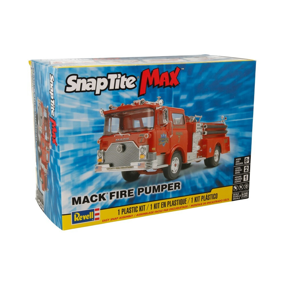 Revell 11225 Модель сборная Пожарная машина Max Mack Fire Pumper 1/32 -  купить с доставкой по выгодным ценам в интернет-магазине OZON (1134645684)