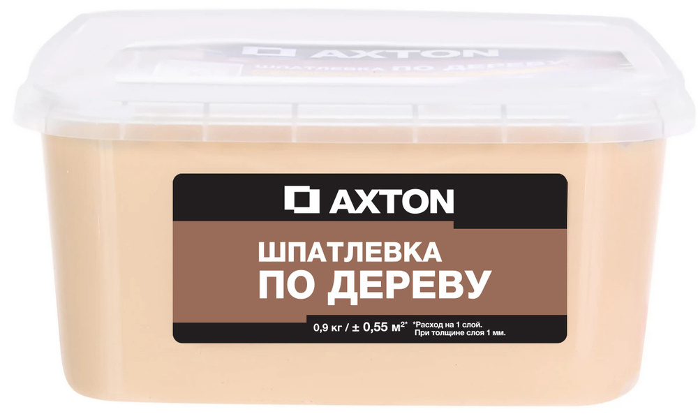 Шпатлёвка Axton для дерева 0.9 кг сосна #1