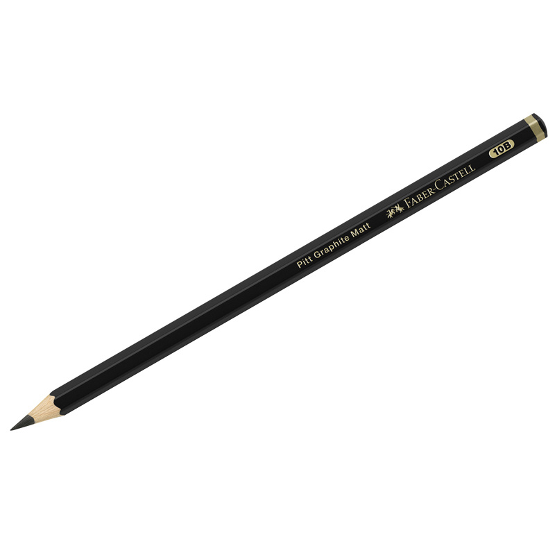 Карандаш ч/г матовый Faber-Castell "Pitt Graphite Matt" 10В, заточен #1