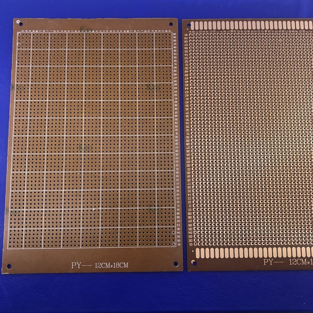 2 штуки Макетная печатная плата 120х180мм односторонняя (12х18см ...