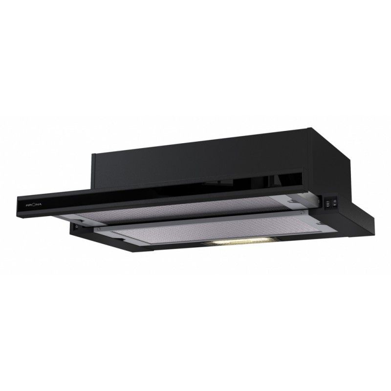 Встраиваемая вытяжка KRONA Kamilla 600 GLASS BLACK (2 мотора) купить по ...