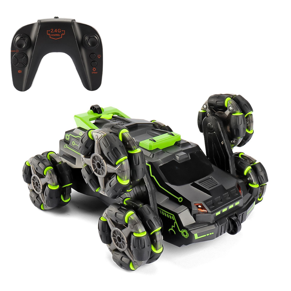 RC Stunt Car for Kids 2.4GHz 4WD Remote Control Stunt Car Двусторонний  вращающийся - купить с доставкой по выгодным ценам в интернет-магазине OZON  (1489319751)