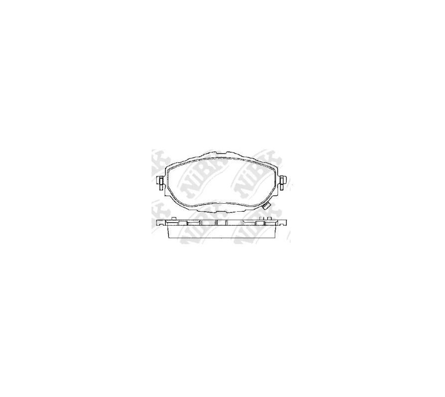 Колодки тормозные NiBK PN21001 - купить по низким ценам в интернет ...