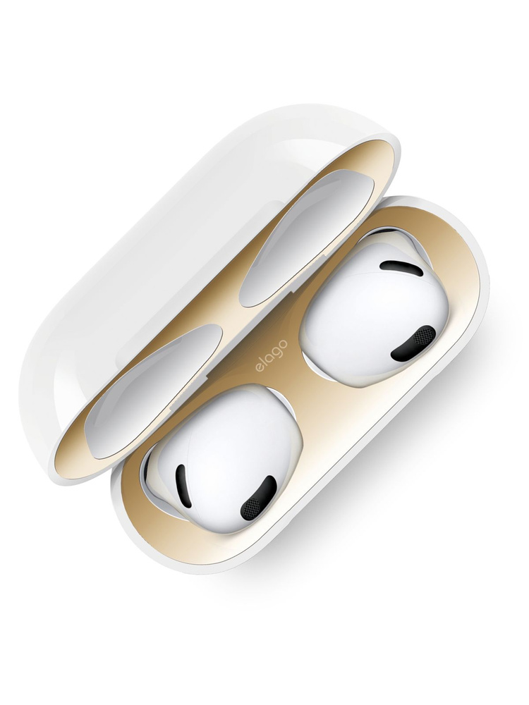 Защитная пластина Elago Dust Guard для зарядного кейса Apple Airpods 3 / на Эпл Аирподс 3 металлическая, #1