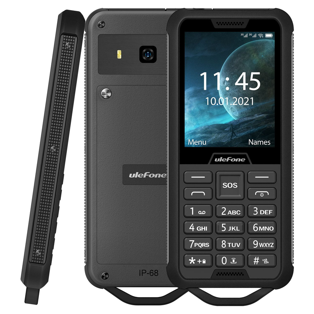 Мобильный кнопочный телефон ULEFONE ARMOR MINI 2 BLACK IP68