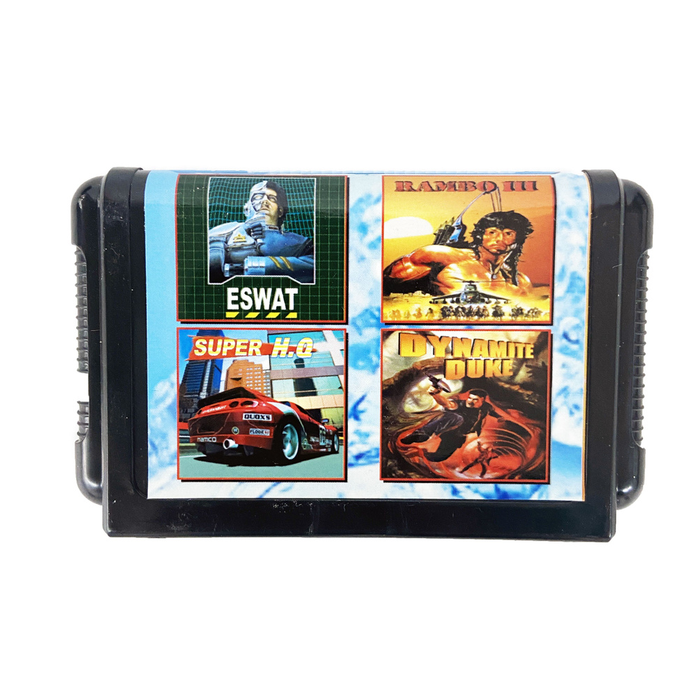 Игры Sega 4in1: Dynamite Duke,Rambo 3,Eswat,Chase H.Q. (без внешней  коробки) - купить по выгодной цене в интернет-магазине OZON (788015995)