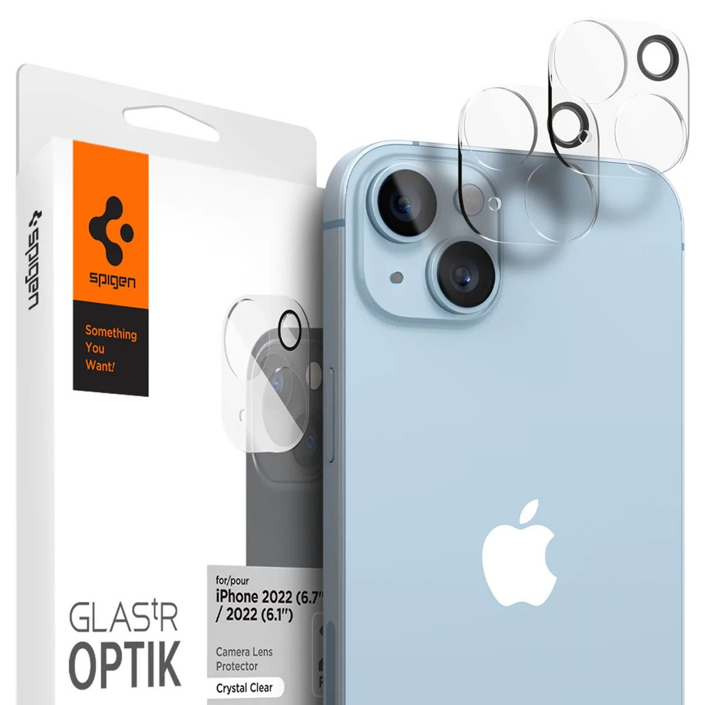 Защитное стекло для камеры SPIGEN для iPhone 14 / 14 Plus - Optik Lens  Protector - Прозрачный - 2 шт - AGL05229 - купить с доставкой по выгодным  ценам в интернет-магазине OZON (809809036)