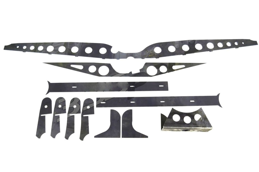 Комплект для усиления балки заднего моста НИВА (11 деталей) PBK 4мм ...