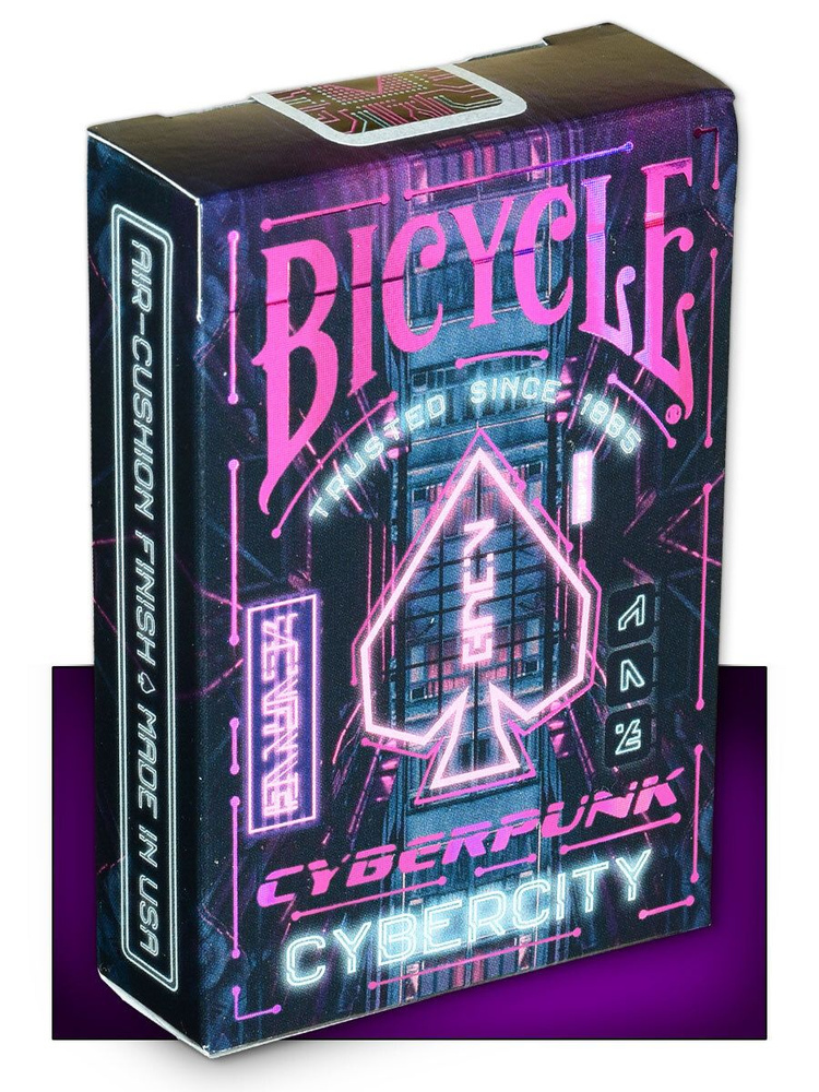 Bicycle Cyberpunk Cybercity, игральные карты в стиле киберпанк - купить ...