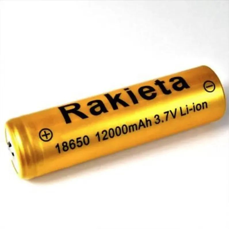 Rakieta Аккумуляторная батарейка 18650, 3,7 В, 12000 мАч, 1 шт - купить ...