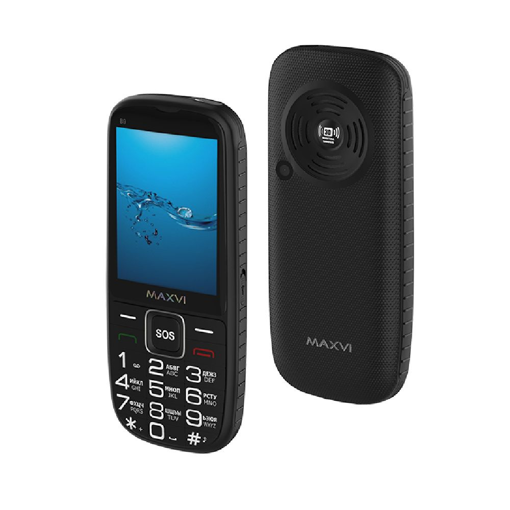 Телефон Maxvi B9 Black