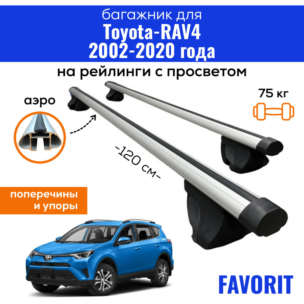 Комплект багажника Inter Favorit-RAV4-2020 - купить по доступным ценам в  интернет-магазине OZON (594877539)