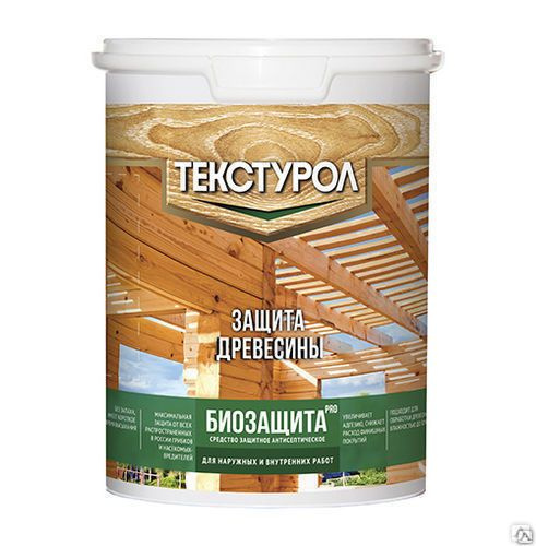 Грунт-эмаль Текстурол биозащита PRO 1л грунт-антисептик для дерева ...
