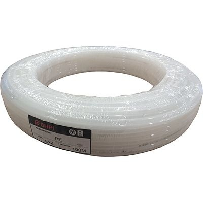 Трубка пневматическая PE (полиэтилен) 6x4 мм, бесцветная LDPE6040NA ...
