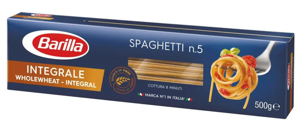 Макароны Barilla spaghetti Integrale №5 500 г - 4 шт #1