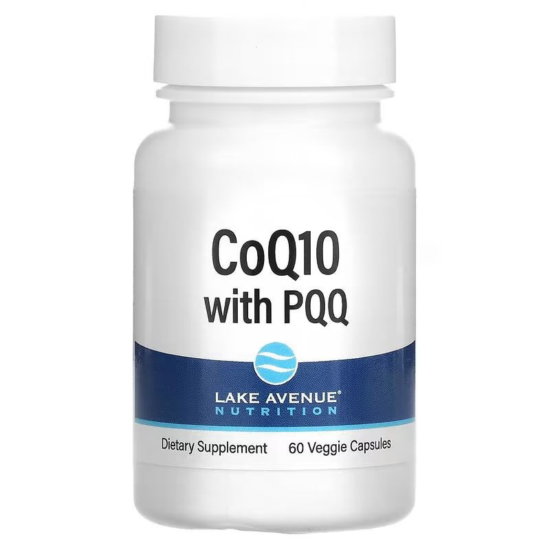 Lake Avenue Nutrition коэнзим Q10 + PQQ, 100 мг, 60шт. (США, 100% ...
