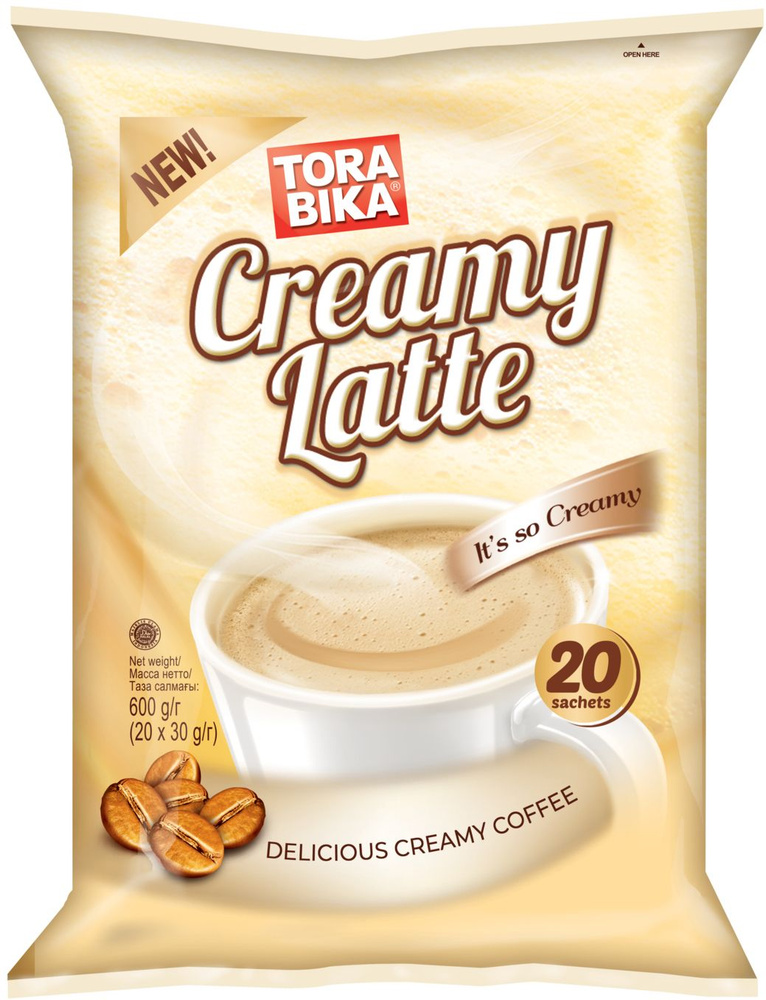 Кофейный напиток 3в1 Торабика "Cremy latte" 20 пак по 30 г #1