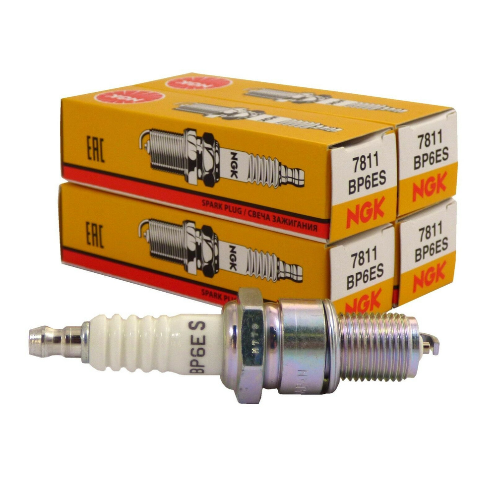 Комплект свечей зажигания NGK BP6ES_4 - купить по выгодным ценам в ...