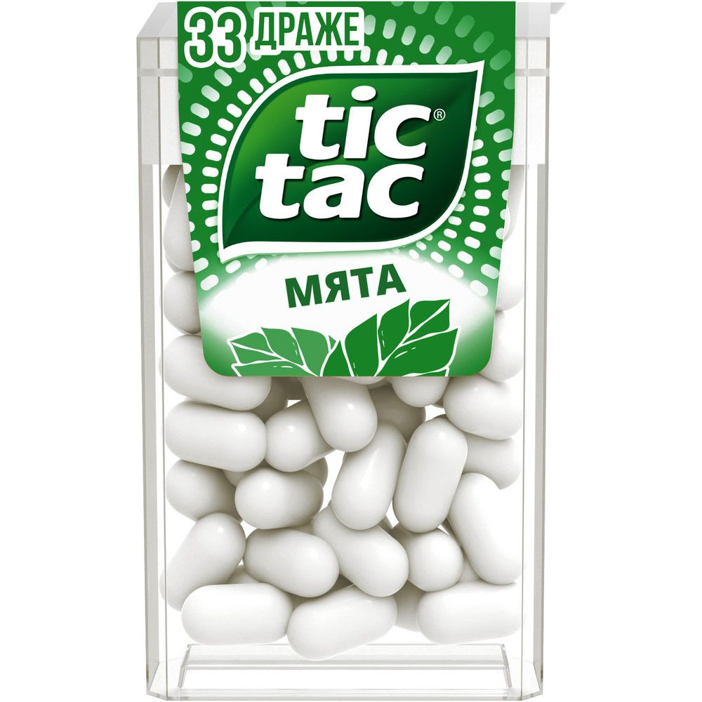 Конфеты драже Tic Tac, мята, 16 г - купить с доставкой по выгодным ...