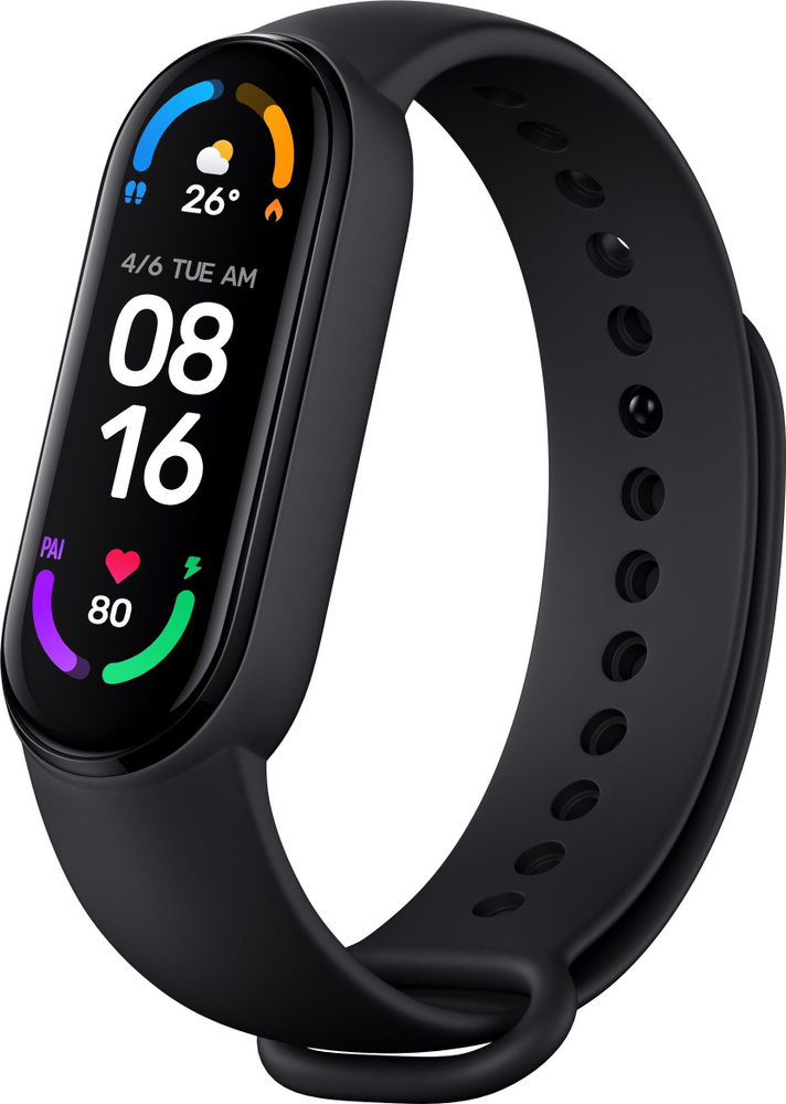 Фитнес-браслет Xiaomi Smartband Mi Band 6 NFC черный - купить с ...