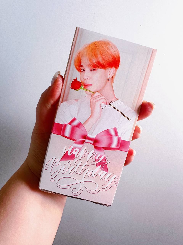 Шоколад "С Днем Рождения!" БТС - купить Карта желаний по выгодной цене ...