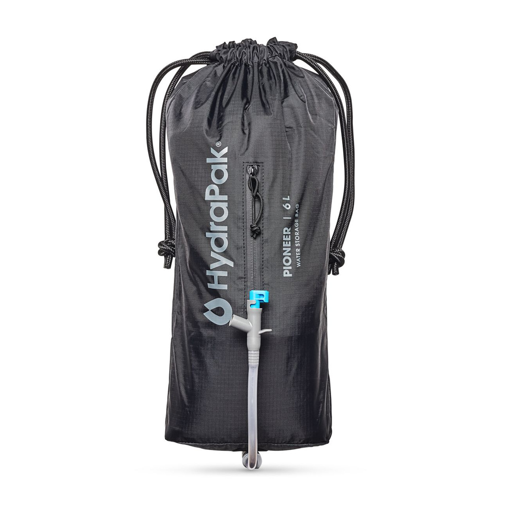 Канистра для воды туристическая мягкая HydraPak Pioneer 6L черная #1