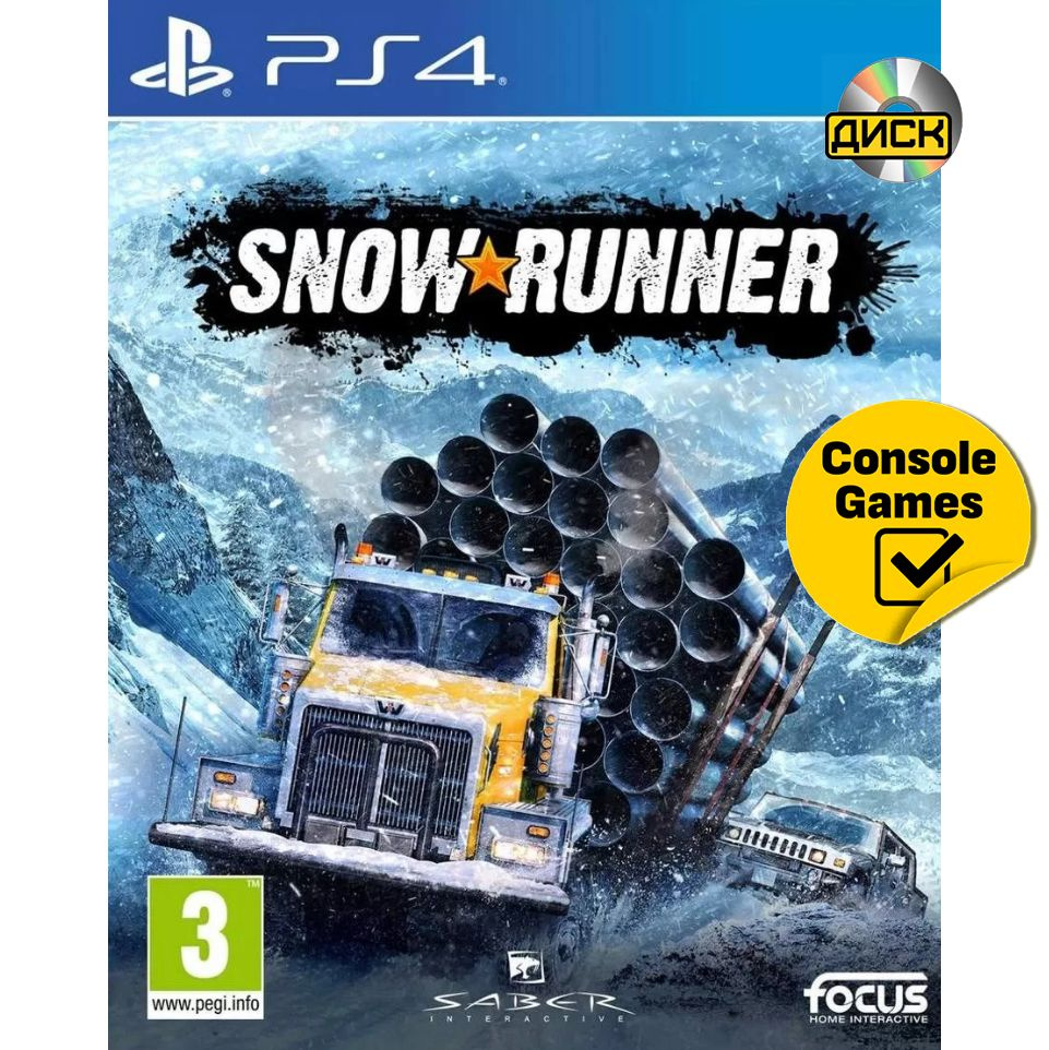 Игра Snow Runner (PlayStation 4, Русские субтитры) купить по низкой цене с  доставкой в интернет-магазине OZON (874181424)