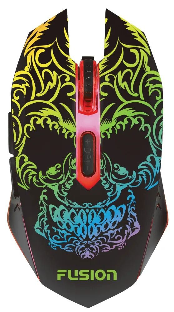Игровая мышь проводная Fusion Игровая проводная мышь GM-306 черный_2523 ...